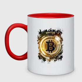 Кружка двухцветная с принтом БИТКОИН | BITCOIN в городе Новоалтайск, керамика | объем — 330 мл, диаметр — 80 мм. Цветная ручка и кайма сверху, в некоторых цветах — вся внутренняя часть | bitcoin | blockchain | btc | cardano | crypto | ethereum | polkadot | tether | xrp | бинанс | биткоин | блокчейн | валюта | деньги | криптовалюта | майнер | майнинг | цифровая валюта | цифровое золото | эфир