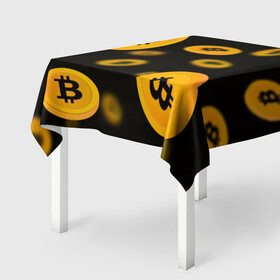 Скатерть 3D с принтом БИТКОИН | BITCOIN в городе Новоалтайск, 100% полиэстер (ткань не мнется и не растягивается) | Размер: 150*150 см | Тематика изображения на принте: bitcoin | blockchain | btc | cardano | crypto | ethereum | polkadot | tether | xrp | бинанс | биткоин | блокчейн | валюта | деньги | криптовалюта | майнер | майнинг | цифровая валюта | цифровое золото | эфир