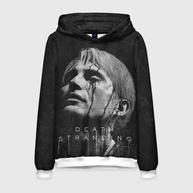 Мужская толстовка 3D с принтом Death Stranding в городе Новоалтайск, 100% полиэстер | двухслойный капюшон со шнурком для регулировки, мягкие манжеты на рукавах и по низу толстовки, спереди карман-кенгуру с мягким внутренним слоем. | cliff unger | death stranding | mads mikkelsen | клифф унгер | клиффорд унгер | мадс миккельсен