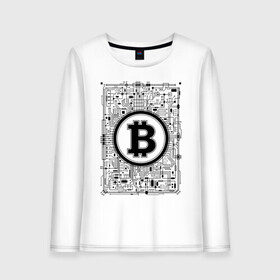 Женский лонгслив хлопок с принтом BITCOIN CRYPTOCURRENCY | КРИПТОВАЛЮТА (Z) в городе Новоалтайск, 100% хлопок |  | binance coin | bitcoin | blockchain | btc | cardano | crypto | ethereum | litecoin | polkadot | tether | xrp | биткоин | блокчейн | валюта | деньги | криптовалюта | майнер | майнинг | цифровая валюта | цифровое золото | эфир
