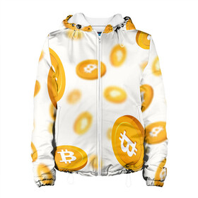 Женская куртка 3D с принтом BITCOIN КРИПТОВАЛЮТА | CRYPTOCURRENCIES (Z) в городе Новоалтайск, ткань верха — 100% полиэстер, подклад — флис | прямой крой, подол и капюшон оформлены резинкой с фиксаторами, два кармана без застежек по бокам, один большой потайной карман на груди. Карман на груди застегивается на липучку | binance coin | bitcoin | blockchain | btc | cardano | crypto | ethereum | litecoin | polkadot | tether | xrp | биткоин | блокчейн | валюта | деньги | криптовалюта | майнер | майнинг | цифровая валюта | цифровое золото | эфир