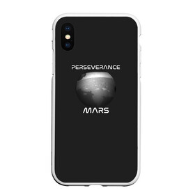 Чехол для iPhone XS Max матовый с принтом Perseverance в городе Новоалтайск, Силикон | Область печати: задняя сторона чехла, без боковых панелей | elon | helicopter | mars | musk | nasa. ingenuity | perseverance | rover | вертолет | изобретательность | илон | марс | марсоход | маск | наса | настойчивость
