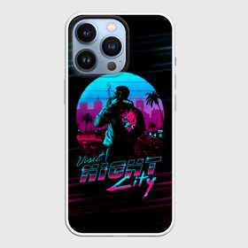 Чехол для iPhone 13 Pro с принтом Cyberpunk 2077 NIGHT CITY в городе Новоалтайск,  |  | Тематика изображения на принте: cyberpunk 2077 | hacker | maelstrom | militech | quadra | samurai | sci fi | technology | trauma team | v | будущее | игра | иероглифы | киану ривз | кибер | киберпанк | киборг | киборги | корпорация | лого | милитек | панк | роботы | самурай | т