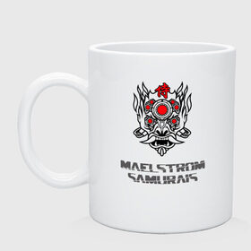 Кружка керамическая с принтом MAELSTROM SAMURAI в городе Новоалтайск, керамика | объем — 330 мл, диаметр — 80 мм. Принт наносится на бока кружки, можно сделать два разных изображения | cyberpunk 2077 | hacker | maelstrom | militech | quadra | samurai | sci fi | technology | trauma team | v | будущее | игра | иероглифы | киану ривз | кибер | киберпанк | киборг | киборги | корпорация | лого | милитек | панк | роботы | самурай | т