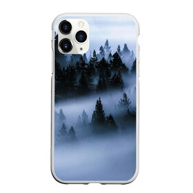 Чехол для iPhone 11 Pro матовый с принтом Сумеречный лес в городе Новоалтайск, Силикон |  | forest | ёлки | лес | пейзаж | туман
