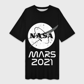 Платье-футболка 3D с принтом NASA Perseverance в городе Новоалтайск,  |  | 2020 | 2021 | 21б | elon | mars | musk | nasa | perseverance | space | spacex | илон | космос | марс | марсоход | маск | наса | настойчивый