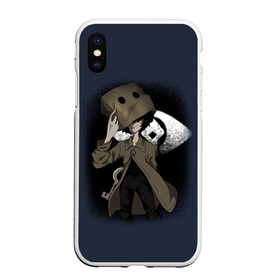 Чехол для iPhone XS Max матовый с принтом Little Nightmares 2 MONO в городе Новоалтайск, Силикон | Область печати: задняя сторона чехла, без боковых панелей | little nightmares | little nightmares 2 | mono | игра | литл нигмарес | литл нигмарес 2 | литл нигхтмарес | литл нигхтмарес 2 | моно | ужас | хоррор