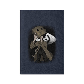 Обложка для паспорта матовая кожа с принтом Little Nightmares 2 MONO в городе Новоалтайск, натуральная матовая кожа | размер 19,3 х 13,7 см; прозрачные пластиковые крепления | little nightmares | little nightmares 2 | mono | игра | литл нигмарес | литл нигмарес 2 | литл нигхтмарес | литл нигхтмарес 2 | моно | ужас | хоррор