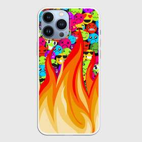 Чехол для iPhone 13 Pro Max с принтом SLAVA MARLOW   Смайлики в городе Новоалтайск,  |  | clip | emoji | emojji | feat | fire | flame | manny | music | tik tok | video | готлиб | клип | ля ля ля | марлов | марлоу | музыка | мэнни | реп | рэп | слава | тик ток | ты горишь как огонь | ты мне очень нравишься | у меня агония | 