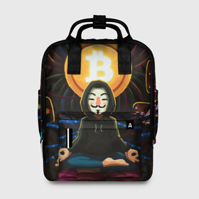 Женский рюкзак 3D с принтом БИТКОИН | BITCOIN в городе Новоалтайск, 100% полиэстер | лямки с регулируемой длиной, сверху ручки, чтобы рюкзак нести как сумку. Основное отделение закрывается на молнию, как и внешний карман. Внутри два дополнительных кармана, один из которых закрывается на молнию. По бокам два дополнительных кармашка, куда поместится маленькая бутылочка
 | Тематика изображения на принте: bitcoin | blockchain | btc | cardano | crypto | ethereum | polkadot | tether | xrp | бинанс | биткоин | блокчейн | валюта | деньги | криптовалюта | майнер | майнинг | цифровая валюта | цифровое золото | эфир