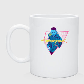 Кружка керамическая с принтом V Cyberpunk 2077 (Ви) в городе Новоалтайск, керамика | объем — 330 мл, диаметр — 80 мм. Принт наносится на бока кружки, можно сделать два разных изображения | Тематика изображения на принте: cyberpunk 2077 | hacker | maelstrom | militech | quadra | samurai | sci fi | technology | trauma team | v | будущее | игра | иероглифы | киану ривз | кибер | киберпанк | киборг | киборги | корпорация | лого | милитек | панк | роботы | самурай | т