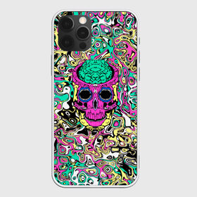 Чехол для iPhone 12 Pro Max с принтом Череп в городе Новоалтайск, Силикон |  | skull.абстракция | краска | разводы | текстура | череп
