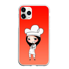Чехол для iPhone 11 Pro матовый с принтом Повар девушка манга в городе Новоалтайск, Силикон |  | аниме | арт | готовка | градиент | девочка | девушка | детский | еда | кавай | манга | мило | мультяшный | персонаж | повар | рисунок | чиби