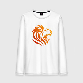 Мужской лонгслив хлопок с принтом HEAD LION в городе Новоалтайск, 100% хлопок |  | animal | beast | cat | cute | fluffy | hunter | lion | lion cub | lion king | mane | predator | red | tail | yellow | большая кошка | грива | животное | зверь | король лев | кот | лев | лёвушка | львенок | милый | муфаса | охотник | пушистый 