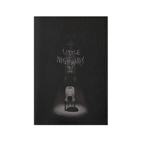 Обложка для паспорта матовая кожа с принтом Little Nightmares 2 в городе Новоалтайск, натуральная матовая кожа | размер 19,3 х 13,7 см; прозрачные пластиковые крепления | game | games | little nightmares | игра | игры | моно | номы | тёмная шестая | шестая