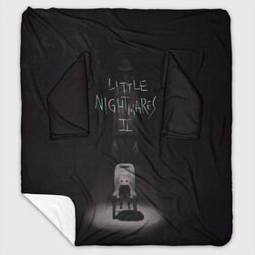Плед с рукавами с принтом Little Nightmares 2 в городе Новоалтайск, 100% полиэстер | Закругленные углы, все края обработаны. Ткань не мнется и не растягивается. Размер 170*145 | game | games | little nightmares | игра | игры | моно | номы | тёмная шестая | шестая