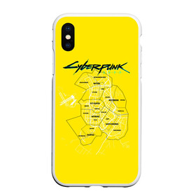 Чехол для iPhone XS Max матовый с принтом Cyberpunk 2077 карта города в городе Новоалтайск, Силикон | Область печати: задняя сторона чехла, без боковых панелей | Тематика изображения на принте: cyberpunk 2077 | hacker | maelstrom | militech | quadra | samurai | sci fi | technology | trauma team | v | будущее | игра | иероглифы | киану ривз | кибер | киберпанк | киборг | киборги | корпорация | лого | милитек | панк | роботы | самурай | т