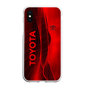 Чехол для iPhone XS Max матовый с принтом Toyota в городе Новоалтайск, Силикон | Область печати: задняя сторона чехла, без боковых панелей | auto | sport | toyota | авто | автомобили | автомобиль | автомобильные | бренд | внедорожники | легковые | марка | пикапы | спорт