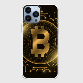 Чехол для iPhone 13 Pro Max с принтом ЗОЛОТОЙ БИТКОИН в городе Новоалтайск,  |  | bitcoin | blockchain | btc | cardano | crypto | ethereum | polkadot | tether | xrp | бинанс | биткоин | блокчейн | валюта | деньги | криптовалюта | майнер | майнинг | цифровая валюта | цифровое золото | эфир