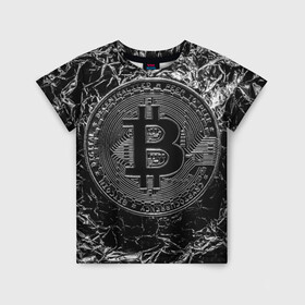 Детская футболка 3D с принтом БИТКОИН | BITCOIN в городе Новоалтайск, 100% гипоаллергенный полиэфир | прямой крой, круглый вырез горловины, длина до линии бедер, чуть спущенное плечо, ткань немного тянется | Тематика изображения на принте: bitcoin | blockchain | btc | cardano | crypto | ethereum | polkadot | tether | xrp | бинанс | биткоин | блокчейн | валюта | деньги | криптовалюта | майнер | майнинг | цифровая валюта | цифровое золото | эфир
