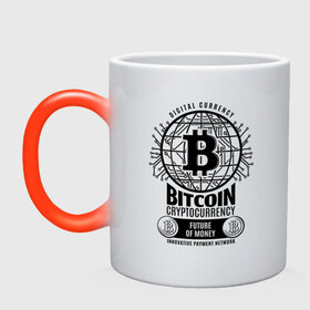 Кружка хамелеон с принтом БИТКОИН | BITCOIN в городе Новоалтайск, керамика | меняет цвет при нагревании, емкость 330 мл | Тематика изображения на принте: bitcoin | blockchain | btc | cardano | crypto | ethereum | polkadot | tether | xrp | бинанс | биткоин | блокчейн | валюта | деньги | криптовалюта | майнер | майнинг | цифровая валюта | цифровое золото | эфир