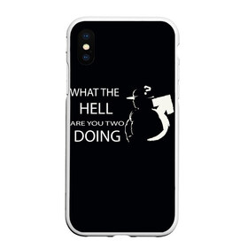 Чехол для iPhone XS Max матовый с принтом What the hell... в городе Новоалтайск, Силикон | Область печати: задняя сторона чехла, без боковых панелей | aniki | billy | boss | boy | darkholm | door | dungeon | full | gachimuchi | gym | herrington | jabroni | master | next | of | this | van | what | аники | билли | бой | босс | ван | гачимучи | данжен | даркхолм | дор | жаброни | качалки | мастер | некст |