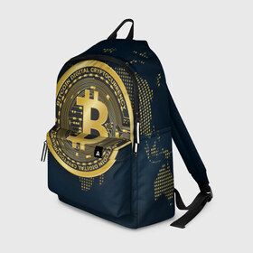 Рюкзак 3D с принтом БИТКОИН | BITCOIN в городе Новоалтайск, 100% полиэстер | лямки с регулируемой длиной, сверху петелька, чтобы рюкзак можно было повесить на вешалку. Основное отделение закрывается на молнию, как и внешний карман. Внутри два дополнительных кармана, один из которых закрывается на молнию. По бокам два дополнительных кармашка | bitcoin | blockchain | btc | cardano | crypto | ethereum | polkadot | tether | xrp | бинанс | биткоин | блокчейн | валюта | деньги | криптовалюта | майнер | майнинг | цифровая валюта | цифровое золото | эфир