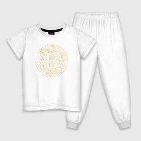 Детская пижама хлопок с принтом БИТКОИН | BITCOIN в городе Новоалтайск, 100% хлопок |  брюки и футболка прямого кроя, без карманов, на брюках мягкая резинка на поясе и по низу штанин
 | bitcoin | blockchain | btc | cardano | crypto | ethereum | polkadot | tether | xrp | бинанс | биткоин | блокчейн | валюта | деньги | криптовалюта | майнер | майнинг | цифровая валюта | цифровое золото | эфир