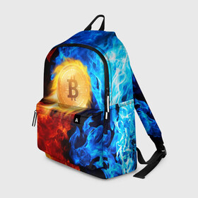Рюкзак 3D с принтом БИТКОИН | BITCOIN FIRE в городе Новоалтайск, 100% полиэстер | лямки с регулируемой длиной, сверху петелька, чтобы рюкзак можно было повесить на вешалку. Основное отделение закрывается на молнию, как и внешний карман. Внутри два дополнительных кармана, один из которых закрывается на молнию. По бокам два дополнительных кармашка | Тематика изображения на принте: bitcoin | blockchain | btc | cardano | crypto | ethereum | polkadot | tether | xrp | бинанс | биткоин | блокчейн | валюта | деньги | криптовалюта | майнер | майнинг | цифровая валюта | цифровое золото | эфир