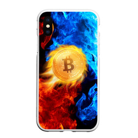Чехол для iPhone XS Max матовый с принтом БИТКОИН | BITCOIN FIRE в городе Новоалтайск, Силикон | Область печати: задняя сторона чехла, без боковых панелей | bitcoin | blockchain | btc | cardano | crypto | ethereum | polkadot | tether | xrp | бинанс | биткоин | блокчейн | валюта | деньги | криптовалюта | майнер | майнинг | цифровая валюта | цифровое золото | эфир