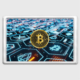 Магнит 45*70 с принтом БИТКОИН | BITCOIN в городе Новоалтайск, Пластик | Размер: 78*52 мм; Размер печати: 70*45 | bitcoin | blockchain | btc | cardano | crypto | ethereum | polkadot | tether | xrp | бинанс | биткоин | блокчейн | валюта | деньги | криптовалюта | майнер | майнинг | цифровая валюта | цифровое золото | эфир