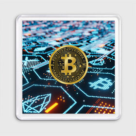 Магнит 55*55 с принтом БИТКОИН | BITCOIN в городе Новоалтайск, Пластик | Размер: 65*65 мм; Размер печати: 55*55 мм | Тематика изображения на принте: bitcoin | blockchain | btc | cardano | crypto | ethereum | polkadot | tether | xrp | бинанс | биткоин | блокчейн | валюта | деньги | криптовалюта | майнер | майнинг | цифровая валюта | цифровое золото | эфир