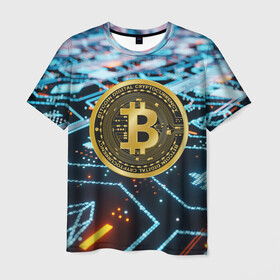 Мужская футболка 3D с принтом БИТКОИН | BITCOIN в городе Новоалтайск, 100% полиэфир | прямой крой, круглый вырез горловины, длина до линии бедер | bitcoin | blockchain | btc | cardano | crypto | ethereum | polkadot | tether | xrp | бинанс | биткоин | блокчейн | валюта | деньги | криптовалюта | майнер | майнинг | цифровая валюта | цифровое золото | эфир