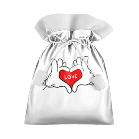 Подарочный 3D мешок с принтом люблю в городе Новоалтайск, 100% полиэстер | Размер: 29*39 см | Тематика изображения на принте: all you need is love | i love myself | love | love me | one love