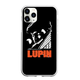 Чехол для iPhone 11 Pro Max матовый с принтом Lupin - Сериал Люпен в городе Новоалтайск, Силикон |  | lupin | netflix | детектив | логотип | люпен | люпин | люпэн | мужской | нетфликс | омар си | подарок | портрет | сериал | черный