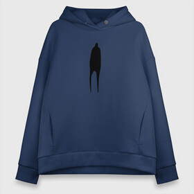 Женское худи Oversize хлопок с принтом Lonely Guy в городе Новоалтайск, френч-терри — 70% хлопок, 30% полиэстер. Мягкий теплый начес внутри —100% хлопок | боковые карманы, эластичные манжеты и нижняя кромка, капюшон на магнитной кнопке | dead inside | lonely | lonely guy | meme | грусть | дединсайд | депрессия | мем | одиночество | скука | черная фигура