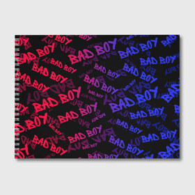 Альбом для рисования с принтом Bad Boy в городе Новоалтайск, 100% бумага
 | матовая бумага, плотность 200 мг. | bad | boy | human | man | street | style | sueta | vip | вип | мальчик | наводить | надпись | пацанская | пацанские | стиль | суета | суету | текстура | уличный | человек