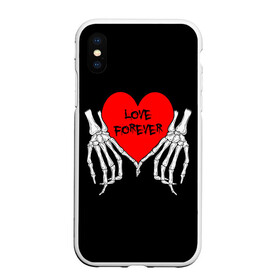 Чехол для iPhone XS Max матовый с принтом LOVE FOREVER | ЛЮБОВЬ НАВСЕГДА в городе Новоалтайск, Силикон | Область печати: задняя сторона чехла, без боковых панелей | 14 | 8 | day | dead | death | forever | girl | girls | hearts | heat | love | lovers | valentine | valentines | валентина | девушка | день | до | любовь | марта | навсегда | пара | парень | святого | сердечко | сердце | смерь | феврал