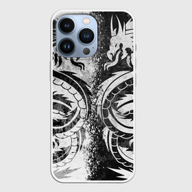 Чехол для iPhone 13 Pro с принтом ДРАКОНЫ | DRAGONS в городе Новоалтайск,  |  | anime | china | dragon | japan | katana | samurai | smoke | snake | sword | tattoo | аниме | дракон | дым | змей | катана | китай | меч | самурай | тату | татуировка | япония