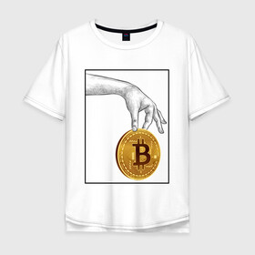 Мужская футболка хлопок Oversize с принтом BITCOIN CRYPTOCURRENCE (Z) в городе Новоалтайск, 100% хлопок | свободный крой, круглый ворот, “спинка” длиннее передней части | Тематика изображения на принте: binance coin | bitcoin | blockchain | btc | cardano | crypto | ethereum | litecoin | polkadot | tether | xrp | биткоин | блокчейн | валюта | деньги | криптовалюта | майнер | майнинг | цифровая валюта | цифровое золото | эфир