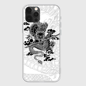 Чехол для iPhone 12 Pro Max с принтом ДРАКОН | DRAGON в городе Новоалтайск, Силикон |  | anime | china | dragon | japan | katana | samurai | smoke | snake | sword | tattoo | аниме | дракон | дым | змей | катана | китай | меч | самурай | тату | татуировка | япония
