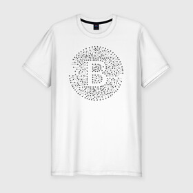 Мужская футболка хлопок Slim с принтом БИТКОИН | BITCOIN (Z) в городе Новоалтайск, 92% хлопок, 8% лайкра | приталенный силуэт, круглый вырез ворота, длина до линии бедра, короткий рукав | binance coin | bitcoin | blockchain | btc | cardano | crypto | ethereum | litecoin | polkadot | tether | xrp | биткоин | блокчейн | валюта | деньги | криптовалюта | майнер | майнинг | цифровая валюта | цифровое золото | эфир