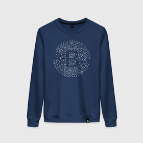 Женский свитшот хлопок с принтом БИТКОИН | BITCOIN (Z) в городе Новоалтайск, 100% хлопок | прямой крой, круглый вырез, на манжетах и по низу широкая трикотажная резинка  | binance coin | bitcoin | blockchain | btc | cardano | crypto | ethereum | litecoin | polkadot | tether | xrp | биткоин | блокчейн | валюта | деньги | криптовалюта | майнер | майнинг | цифровая валюта | цифровое золото | эфир