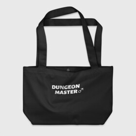 Пляжная сумка 3D с принтом Dungeon Master в городе Новоалтайск, 100% полиэстер | застегивается на металлическую кнопку; внутренний карман застегивается на молнию. Стенки укреплены специальным мягким материалом, чтобы защитить содержимое от несильных ударов
 | aniki | billy | boss | boy | darkholm | door | dungeon | full | gachimuchi | gym | herrington | jabroni | master | next | of | this | van | what | аники | билли | бой | босс | ван | гачимучи | данжен | даркхолм | дор | жаброни | качалки | мастер | некст |