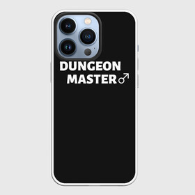 Чехол для iPhone 13 Pro с принтом Dungeon Master в городе Новоалтайск,  |  | Тематика изображения на принте: aniki | billy | boss | boy | darkholm | door | dungeon | full | gachimuchi | gym | herrington | jabroni | master | next | of | this | van | what | аники | билли | бой | босс | ван | гачимучи | данжен | даркхолм | дор | жаброни | качалки | мастер | некст |