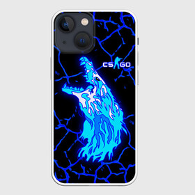 Чехол для iPhone 13 mini с принтом CS GO Howl Neon в городе Новоалтайск,  |  | Тематика изображения на принте: awp | counter strike | cs go | cs go howl | hyper beast | logo | m4a4 | neo noir | авп | автомат | вой | волк | контр страйк | кс го | кс го авп | кс го вой | логотипы игр | неонуар | оружие | оружие из кс го | скины | скоростной зверь |