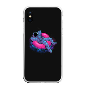 Чехол для iPhone XS Max матовый с принтом Floating dream в городе Новоалтайск, Силикон | Область печати: задняя сторона чехла, без боковых панелей | drift | drifting | float | floating | galaxy | milky | moon | planet | ship | space | spaceship | star | suit | surfing | to | travel | way | галактика | дрейф | звезда | корабль | космический | космонавт | космос | луна | млечный | планета | путешествие 