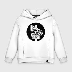 Детское худи Oversize хлопок с принтом  Vinewood Boulevard Radio в городе Новоалтайск, френч-терри — 70% хлопок, 30% полиэстер. Мягкий теплый начес внутри —100% хлопок | боковые карманы, эластичные манжеты и нижняя кромка, капюшон на магнитной кнопке | 4 | 5 | five | games | grand theft auto | gta | gta v | los santos | online | rockstar | san andreas | великое авто воровство | гта | гташка | игры | логотип | лос сантос | майкл | мафия | ограбление | онлайн | пеф | рокстар | самп | сан андреас 
