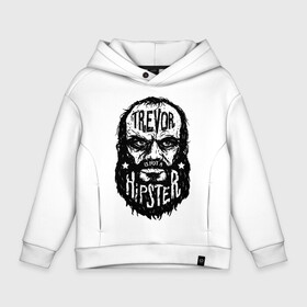 Детское худи Oversize хлопок с принтом TREVOR IS NOT A HIPSTER в городе Новоалтайск, френч-терри — 70% хлопок, 30% полиэстер. Мягкий теплый начес внутри —100% хлопок | боковые карманы, эластичные манжеты и нижняя кромка, капюшон на магнитной кнопке | 4 | 5 | five | games | grand theft auto | gta | gta v | los santos | online | rockstar | san andreas | великое авто воровство | гта | гташка | игры | логотип | лос сантос | майкл | мафия | ограбление | онлайн | пеф | рокстар | самп | сан андреас 