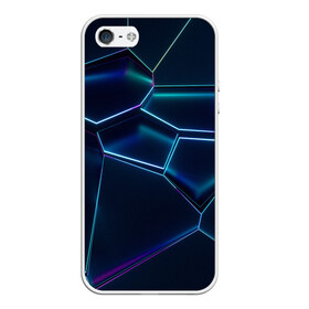 Чехол для iPhone 5/5S матовый с принтом 3D ПЛИТЫ | НЕОНОВЫЕ ПЛИТЫ в городе Новоалтайск, Силикон | Область печати: задняя сторона чехла, без боковых панелей | Тематика изображения на принте: 3d | 3д | abstraction | neon | steel | абстракция | взрыв | неон | неоновые | плиты | разлом | соты | стекло | стеклянный